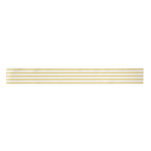 Kerstbruiloft Gold White Stripes Gift Wrap Satijnen Lint (Voorkant)