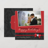 Kerstbruiloft Hartelijk dank Bedankkaart (Voorkant / Achterkant)