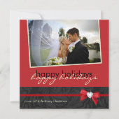 Kerstbruiloft Hartelijk dank Bedankkaart (Voorkant)