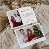 Kerstbruiloft Hartelijk dank Kaart