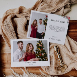 Kerstbruiloft Hartelijk dank Kaart