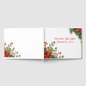 kerstbruiloft in Poinsettia Gastenboek
