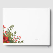 kerstbruiloft in Poinsettia Gastenboek