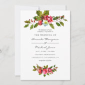 kerstbruiloft kaart (Voorkant)