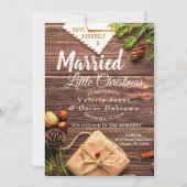 kerstbruiloft kaart (Voorkant)