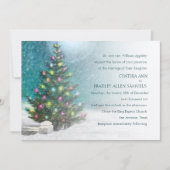 kerstbruiloft kaart (Voorkant)