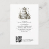 Kerstbruiloft met details en QR Informatiekaartje (Voorkant)
