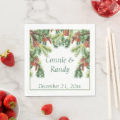 Kerstbruiloft Napkins Servetten (Insitu)