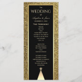 kerstbruiloft programmakaart (Voorkant)