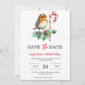 kerstbruiloft save the date (Voorkant)