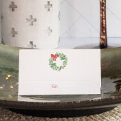 Kerstbruiloft, visitekaartje, Kaart Plaatskaartje