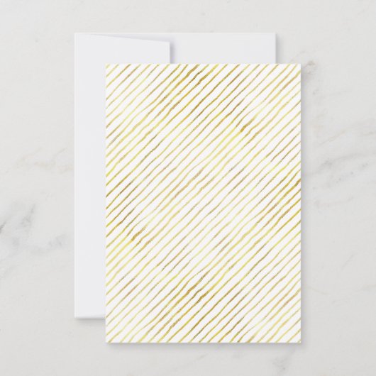 kerstbruiloft | Waterverf RSVP met keuze uit maalt (Achterkant)