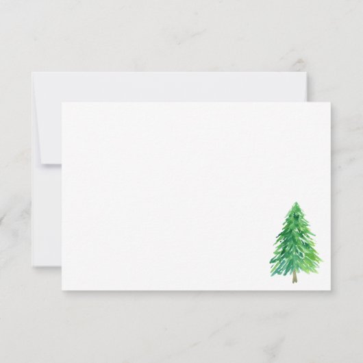 kerstbruiloft winterbosbesbesparingsdatum kaart (Achterkant)