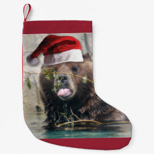Kerstbruin Beer Kleine Kerstsok