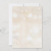 Kerstbrunch en bruisende feestuitnodiging kaart (Achterkant)