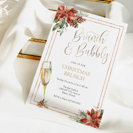 KerstBrunch en Bubble Champagne Kaart