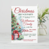 Kerstbrunch Kaart (Staand voorkant)