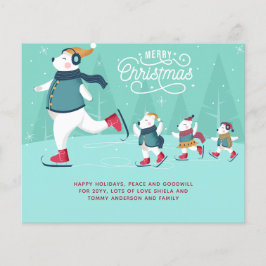 Kerstbudget Ijsberen Ijsdansen Schattig