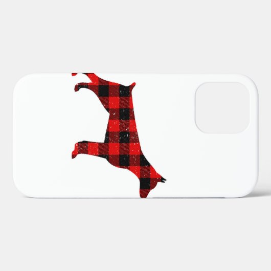 Kerstbuffalo Pset Doberman Case-Mate iPhone Case (Achterkant (horizontaal))