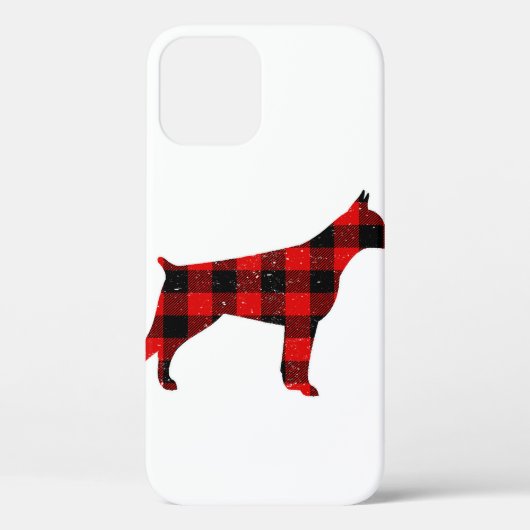 Kerstbuffalo Pset Doberman Case-Mate iPhone Case (Achterkant)