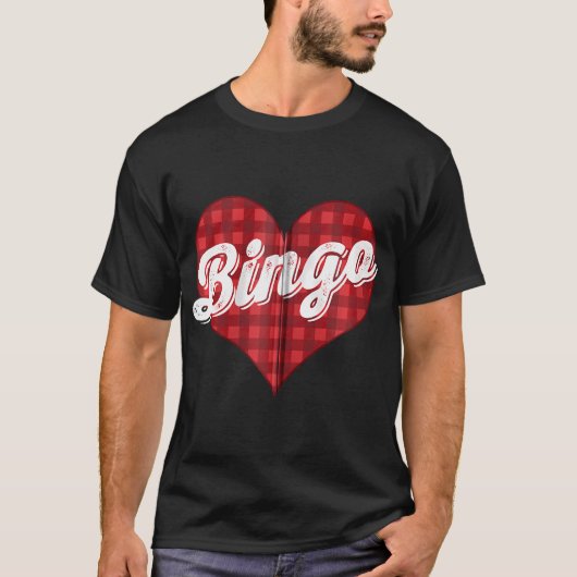 Kerstbuffel gespeeld Ik hou van Bingo Gift T-shirt (Voorkant)