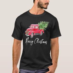 kerstbuffel met busje Pset Red Truck Xm T-shirt