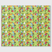 kerstbulb Mayhem Cadeaupapier (Vlak)