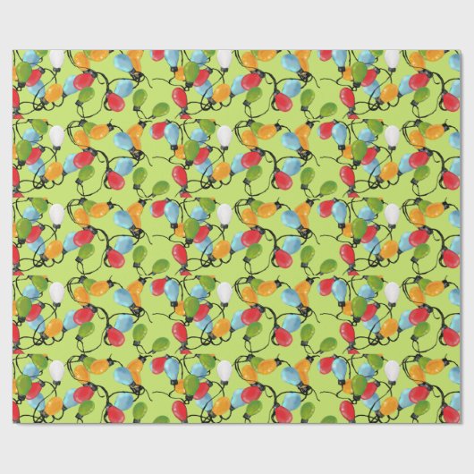 kerstbulb Mayhem Cadeaupapier (Vlak)