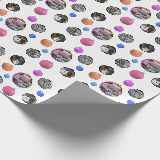 kerstbulbfotopapier HAMbWG Cadeaupapier (Hoek)