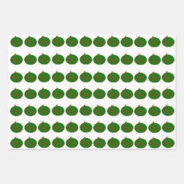 kerstbulkpapier (3 platte platen) inpakpapier vel