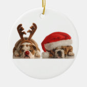 KerstBulldog Ornament (Voorkant)