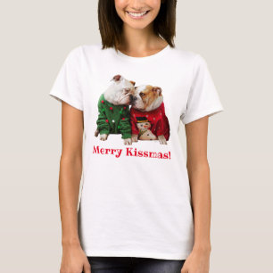 Kerstbulledogs in Sweaters