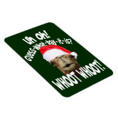 Kerstbult dag kameel whoot magneet (Rechterzijde)