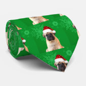 kerstbultrugpuppy stropdas (Opgerold)