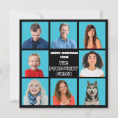 Kerstbundel Campy Retro TV Grappige Foto Feestdagenkaart (Voorkant)