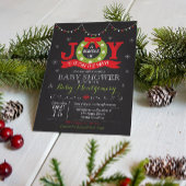 kerstbundel van de uitnodiging van het Joy Baby sh
