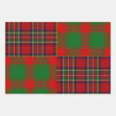 Kerstbundel van drie verschillende inpakpapier vel (Voorkant)