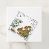 kerstbundels en Holly Bedankjes Labels (In situ)