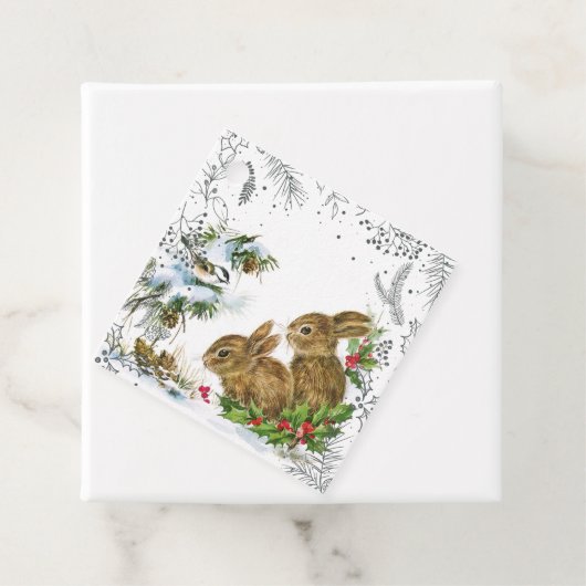  kerstbundels en Holly Bedankjes Labels (In situ)