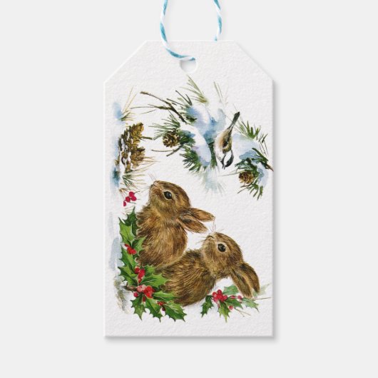 kerstBunnies Cadeaulabel (Voorkant)