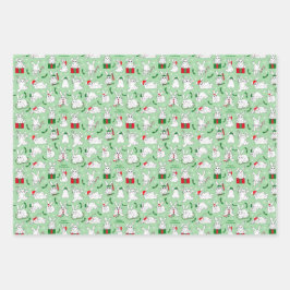 kerstBunnies Inpakpapier Vel