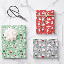 kerstBunnies Inpakpapier Vel