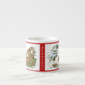 KerstBunnies Kinderbeker Persoonlijke NAAM Espresso Kop (Voorkant)