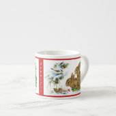 KerstBunnies Kinderbeker Persoonlijke NAAM Espresso Kop (Voorkant rechts)