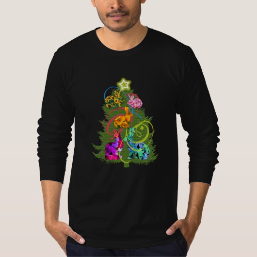 kerstBunnies T-shirt (Voorkant)