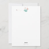 KerstBunny Cuddles - Festive in een Cup Feestdagenkaart (Achterkant)