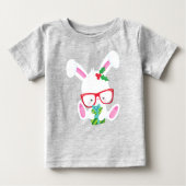 KerstBunny, hipster Bunny met bril (Voorkant)