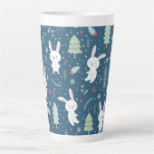 KerstBunny Latte Mok (Voorkant)
