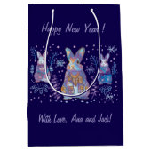 KerstBunny Medium Cadeauzakje (Voorkant)