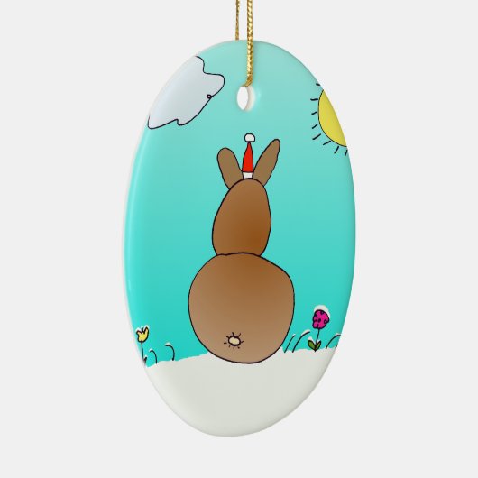KerstBunny Ornament (Rechts)